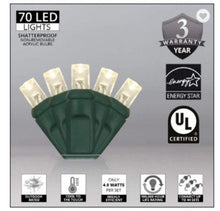 Load image into Gallery viewer, UL certified shaterproof warm white mini lights