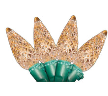 Load image into Gallery viewer, Warm White LED faceted C6 christmas light bulbs