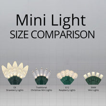 Load image into Gallery viewer, mini lights size comparison visuals