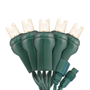 Co-Axil Commercial Pure White 2900 kelvin 70 Light LED 5mm Outdoor Christmas Mini Light Set