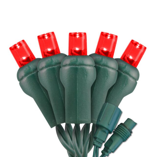 70 light 5mm LED red bulbs with coaxial connectors