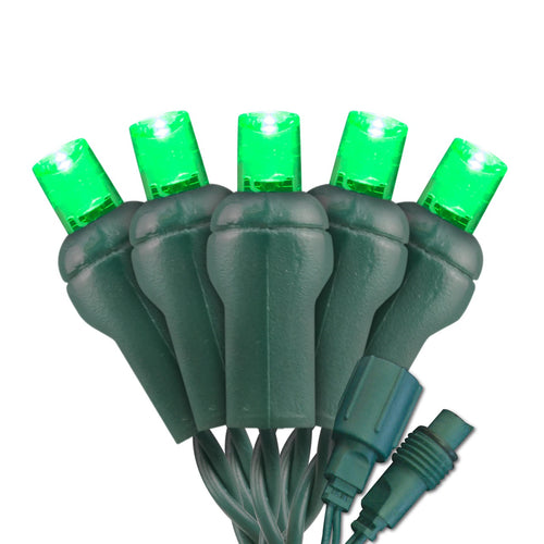 70 lights 5mm green bulbs