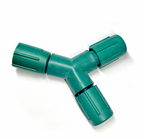 coaxial y connector green