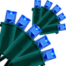 Load image into Gallery viewer, Blue LED 5mm conical christmas lights case of 24

