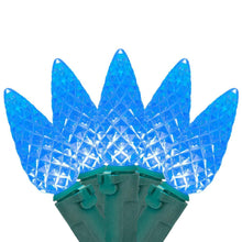 Load image into Gallery viewer, blue faceted christmas bulbs case of 24
