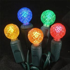 multicolor LED faceted G12 case of 24