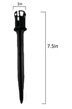 Load image into Gallery viewer, stake light black dimensions
