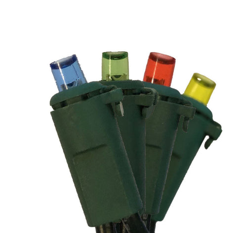 Multicolor LED 5mm Conical Wide christmas lights