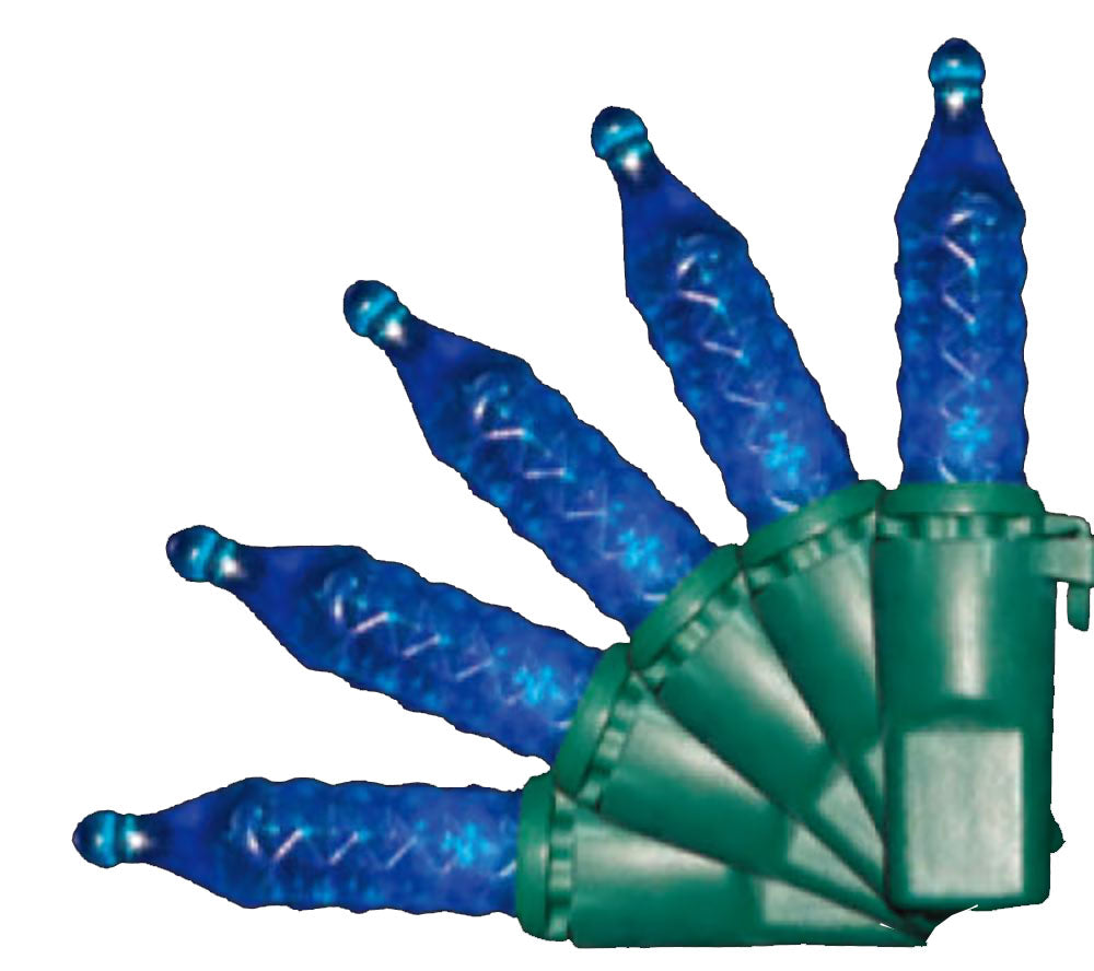 Case 24 Blue 70 Light LED Faceted M5 Outdoor Christmas Mini Light Set (Copy)