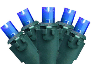 Blue LED 5mm Conical Wide christmas lights