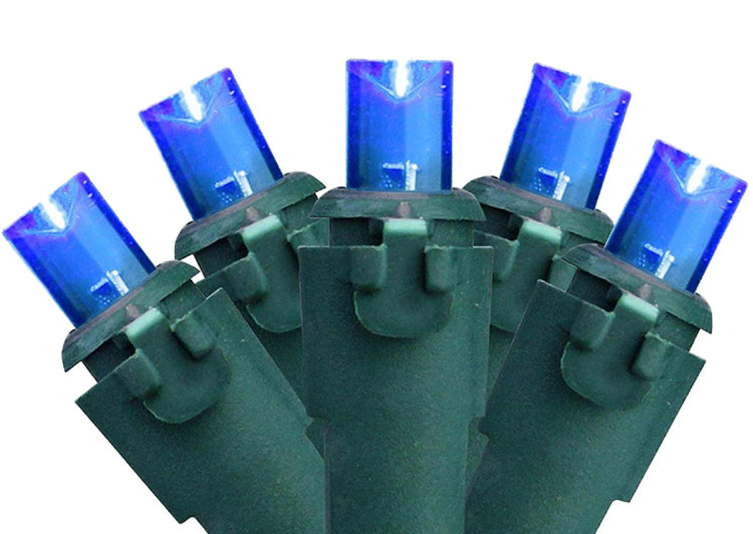 Blue LED 5mm Conical Wide christmas lights