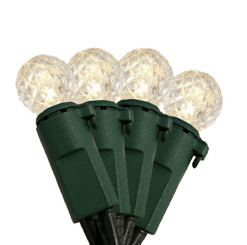 Warm White faceted G12 christmas lights