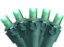 Load image into Gallery viewer, Case 24 Green 70 Light LED Commercial 5mm Outdoor Christmas Mini Light Set
